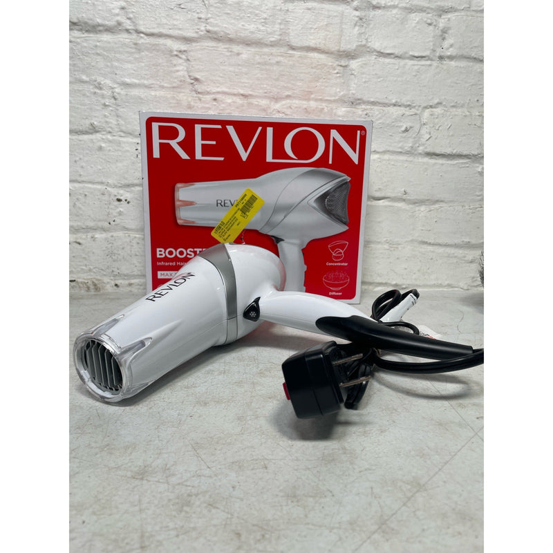 Revlon 1875W Damage Protection Infrared Hair Dryer with Hair Clips, 2 Speeds