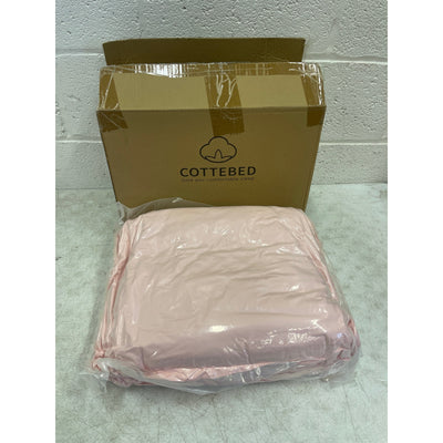 COTTEBED Super Soft Comforter Set, Pink KING/CALIFORNIA KING 107"x92" Bedding