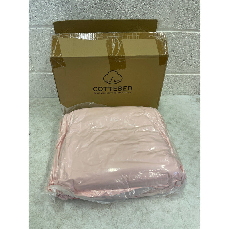 COTTEBED Super Soft Comforter Set, Pink KING/CALIFORNIA KING 107"x92" Bedding