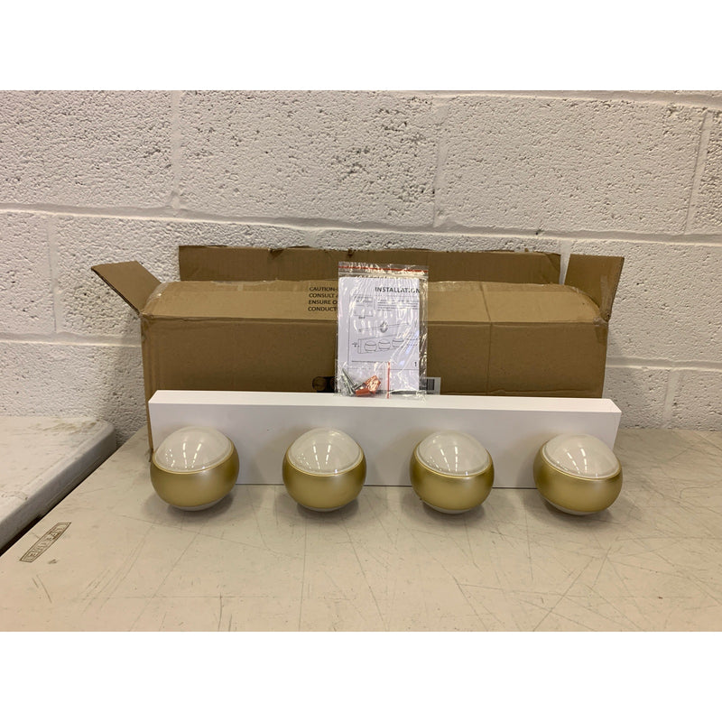 Double Century 48W Bathroom Vanity Light, Bathroom 4-Light fixture Over Mirror