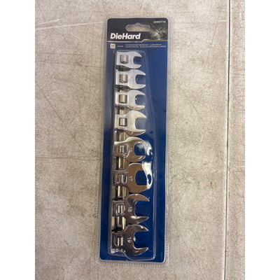 DieHard 8-Piece Metric Crowsfoot Wrench Set for Tight Spaces, Hand Tools DH50114