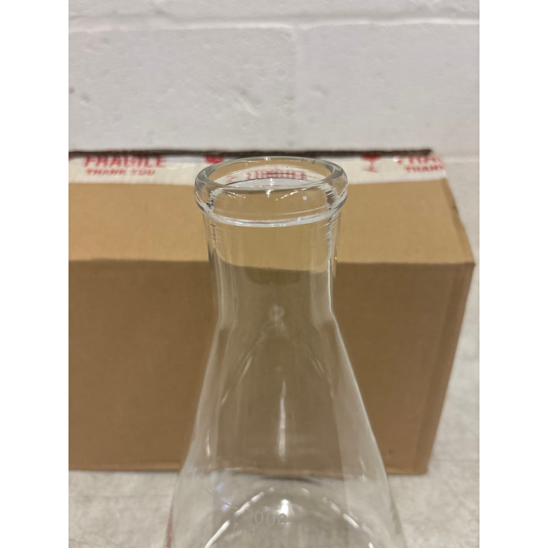 Stonylab Narrow Mouth Erlenmeyer Flask 2000 ml, Science Class Borosilicate Glass
