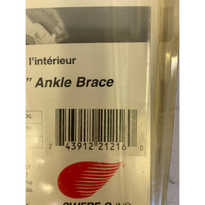 Swede-O Ankle Lok Support with Knit Tongue, XX Large Ankle Brace Black Sprain