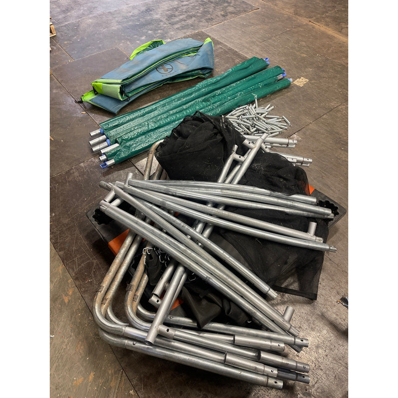 UNKNOWN SIZE Machrus Upper Bounce Round Trampoline Set with Safety Enclosure