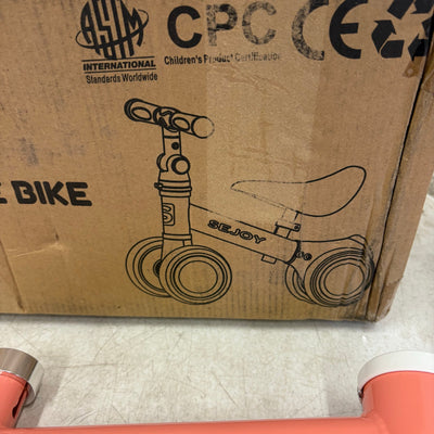SEJOY Baby Walker Balance Bike 4-Wheels for 12-24 Months Toddler Bicycle Toys