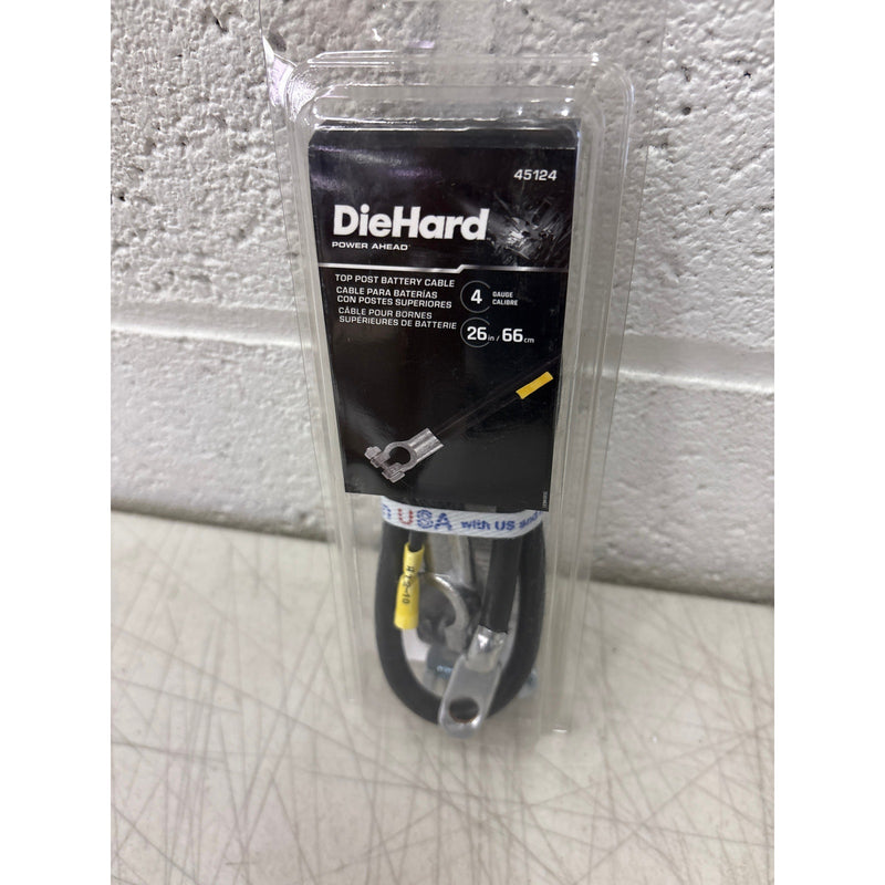 DieHard Battery Cable Top Post 26" Long 4 Gauge Positive/Negative Terminal 45124