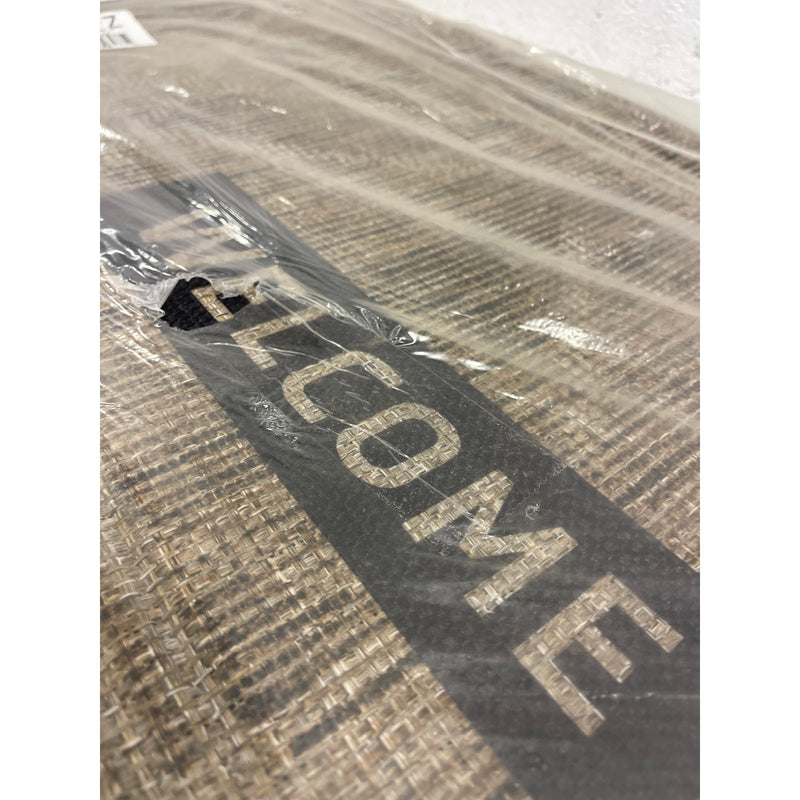 Set-of-2 StyleWell Diamond Grid Welcome Door Mat 18" x 30" Fade Resistant