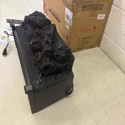 Infrared Electric Fireplace Logs, 23" Infrared Quartz, Remote Control Fireplace