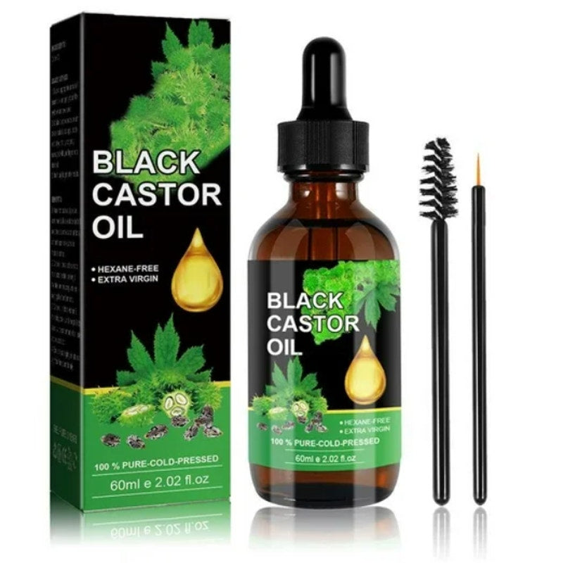 Ouhoe 2.02 fl oz Black Castor Oil Hair Growth & Skin Conditioning