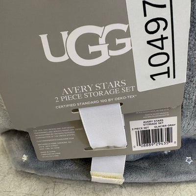 UGG Avery Stars 2-Piece Storage Square Bin & Round Waste Bin Soft - SEE DETAILS