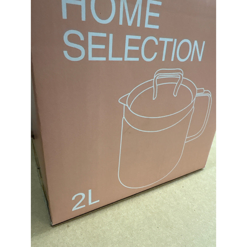 Home Selection 2L Oil Strainer Pot - Stainless Steel w Filter Lid/Frying Basket