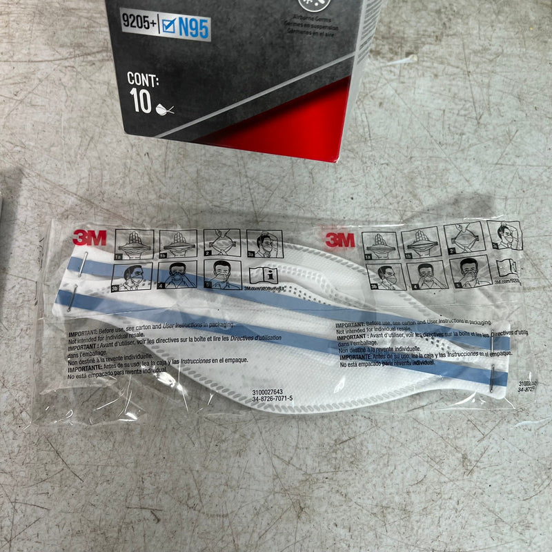 4-PACKS-OF-10 3M Aura Particulate Disposable Respirator Foldable 9205