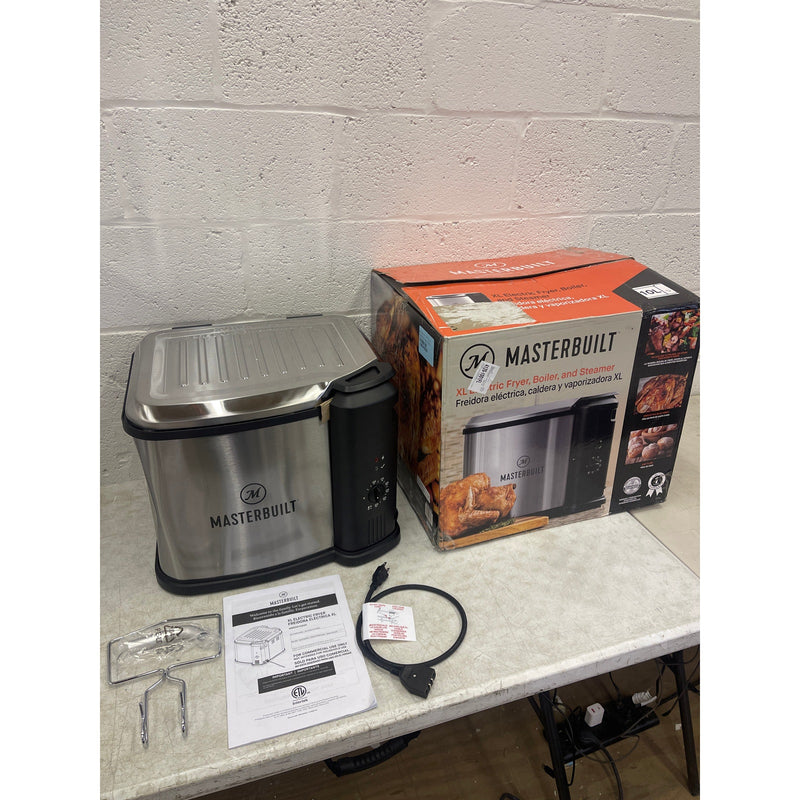 Masterbuilt XL Electric Fryer, Boiler, and Steamer, Cooking Appliances DENTED