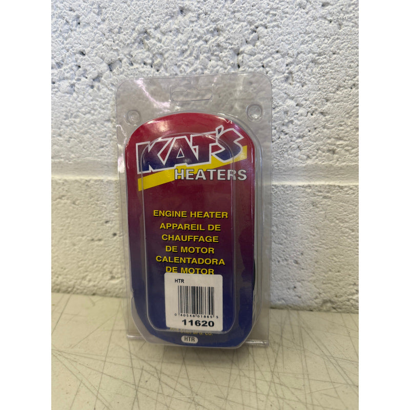 Kats Engine Frost Plug Heater, 1-1/4 NPT, Drive In, copper, 5ft cord, 600W, 120V