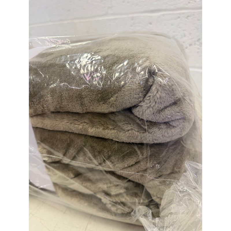 UGG Novah Queen Blanket 96in x 92in, Comfy Cozy Soft Feel, LT Fawn - Brown