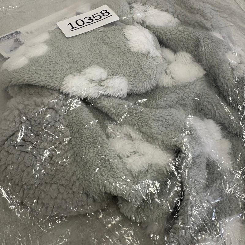 Koolaburra by UGG Pet Maggie Paw Hoodie Dog Jacket 12-13" Collar, Gray - Small