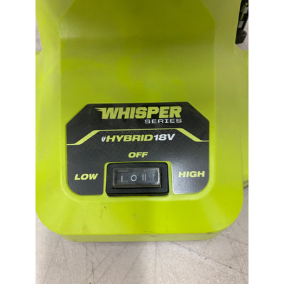 RYOBI ONE+  Misting Air Cannon Fan Kit 18V Cordless Hybrid WHISPER 12"