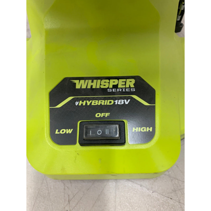 RYOBI ONE+  Misting Air Cannon Fan Kit 18V Cordless Hybrid WHISPER 12"