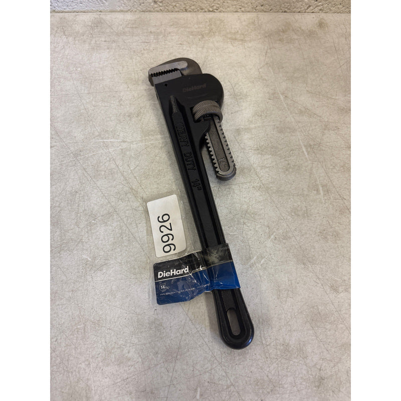 DieHard Pipe Wrench 14", Hand Tools, Heavy Duty, Adjustable Jaw - DH50076