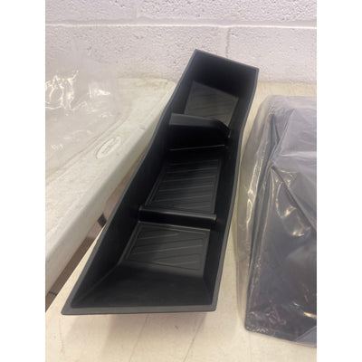 Elecfresh 4 Pcs Door Side Storage Mats for Cybertruck Door Tray Organizer Black