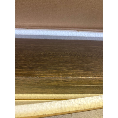Set-of-2 Floating Shelves for Wall 24-Inch Light Wood Shelves, Modern, BROWN