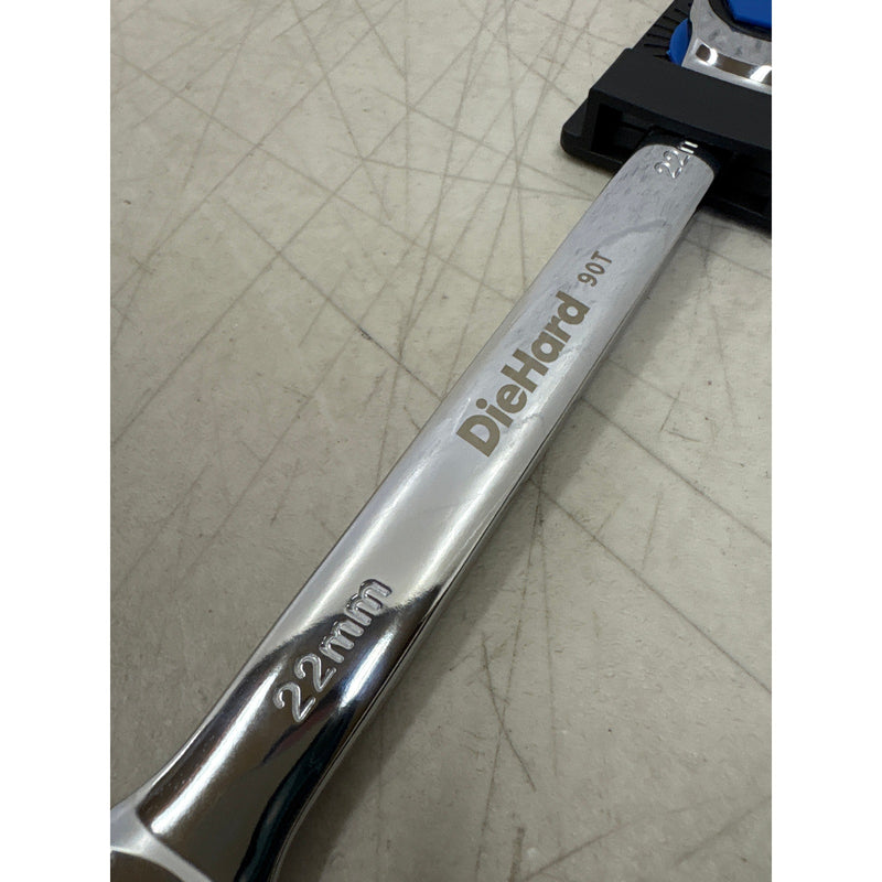 DieHard 22mm Ratcheting Wrench for Precise Automotive Work, 12 Point - DHP55029