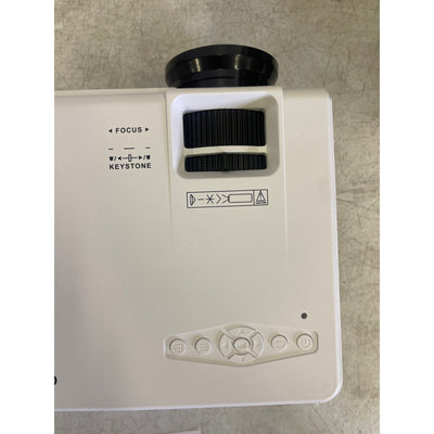 DR.J Professional Mini Projector w Screen, Bluetooth 5.2, 8000L HD 1080P Large