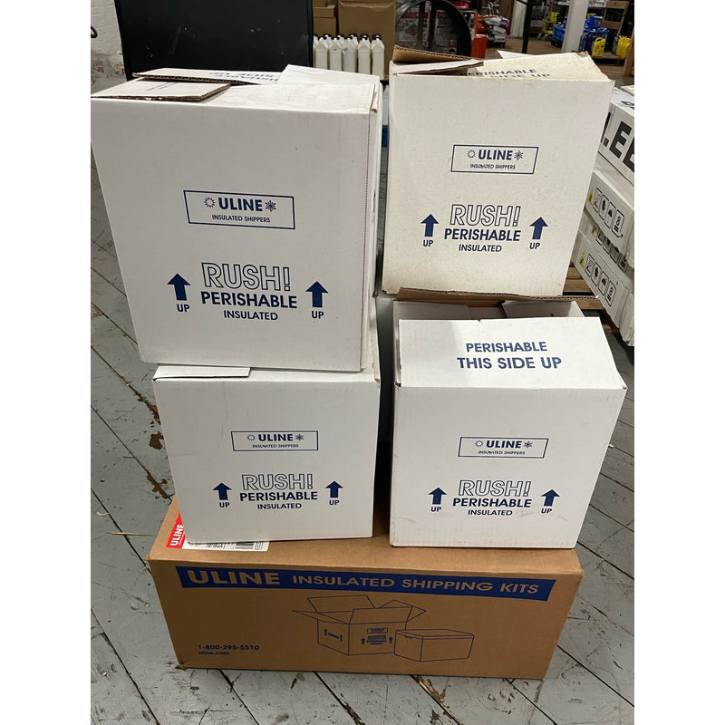 Uline Insulated Foam Shipping Kit, 8 x 6 x 9", S-7359, 11 Units, SEE DETAILS