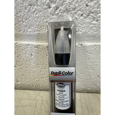 Duplicolor All-in-1 Touch Up Paint Pen, Taffeta White Honda NH578, 0.25 oz