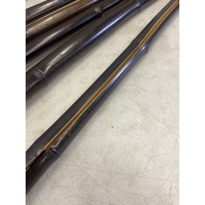 Patio Essentials 5 Ft Bamboo Torch, 5-Pack Dark Brown Bamboo Tiki Torches