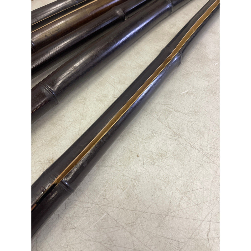 Patio Essentials 5 Ft Bamboo Torch, 5-Pack Dark Brown Bamboo Tiki Torches