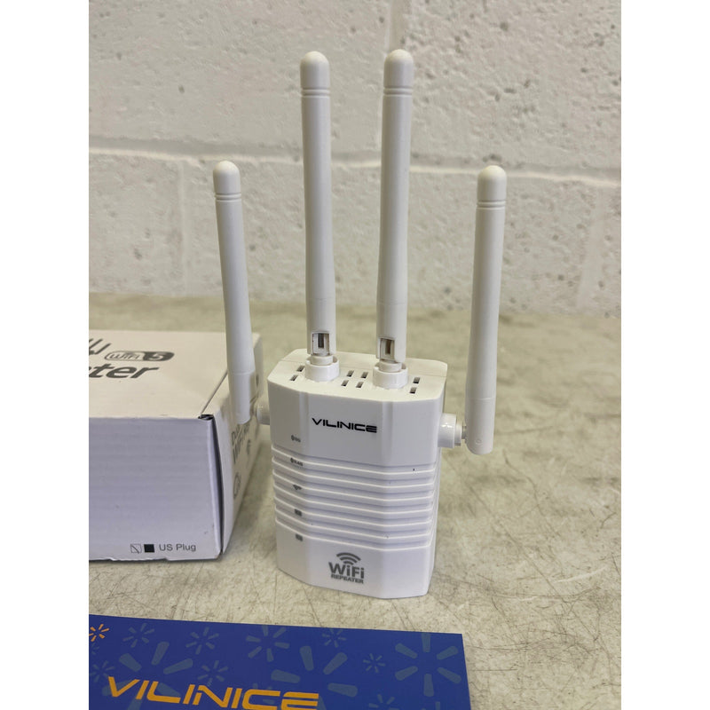 VILINICE WiFi Extender 1200Mbps, Dual-Band Wi-Fi Signal Repeaters, 8800 SQFT
