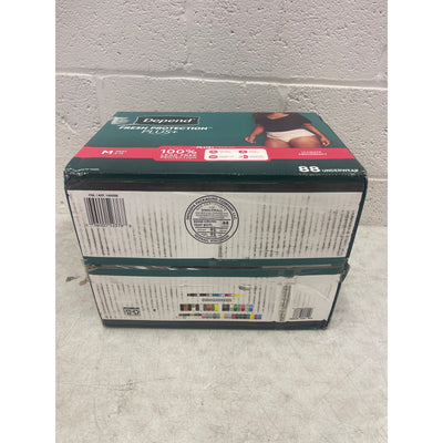 Depend Protection Plus Ultimate Underwear for Women, Medium 88 Count