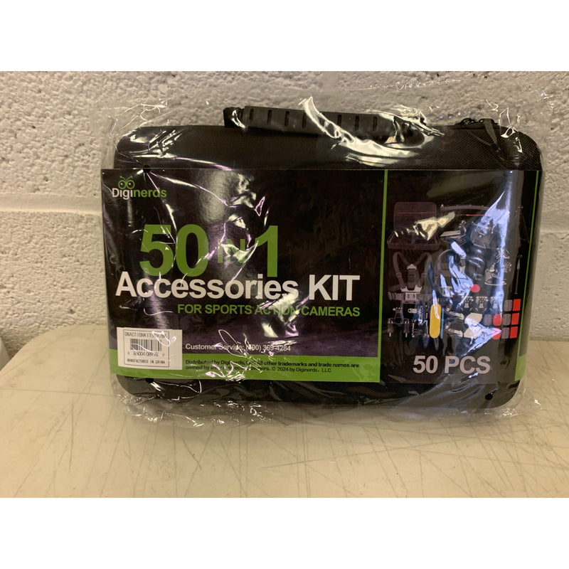 DigiNerds 50 in 1 Action Camera Accessory Kit Compatible with GoPro, DJI & More