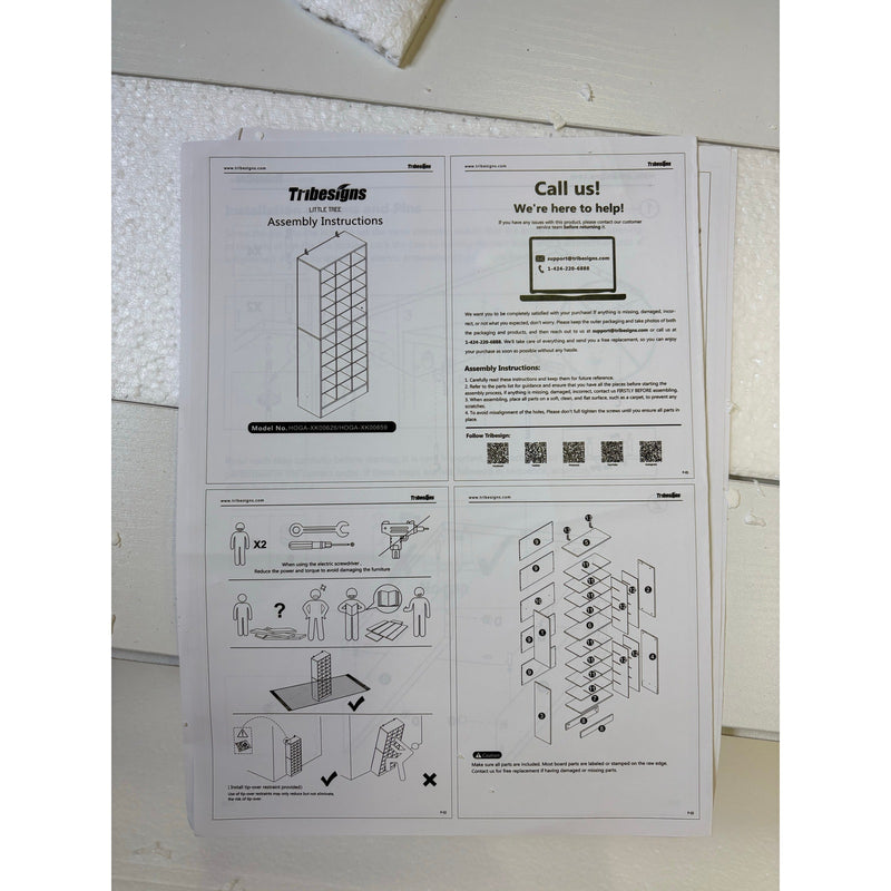 Tribesigns - 10-Tier Shoe Cabinet, Wooden Shoe Storage Rack w 30 Cubbies White