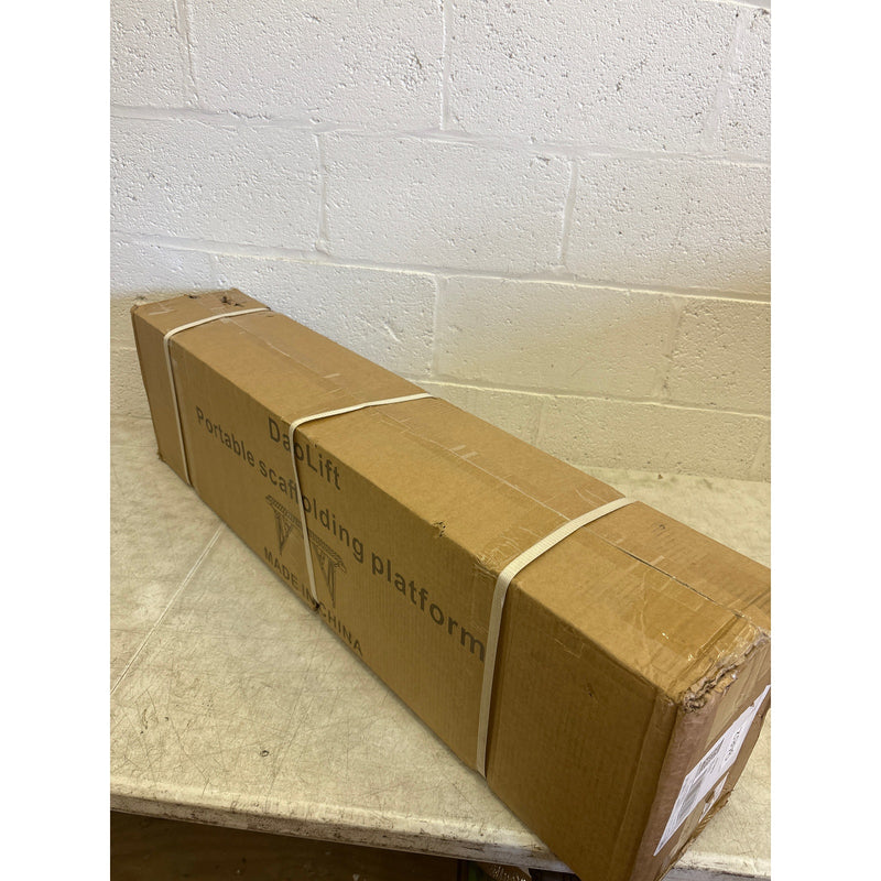 DaoLift 78.74"x9.84 Carbon Steel Scaffolding Platform of Cap 660 LBS 40-65" H