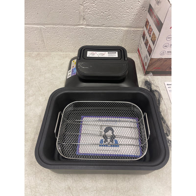 Geek Chef Air Fryer Lid & Electric Indoor Grill Combo, 7-in-1 Air Fryer Oven