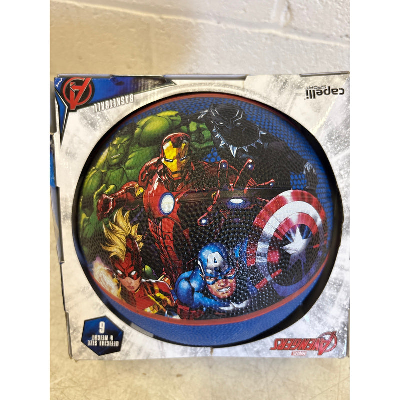 Marvel Avengers Basketball Size 6 Youth Sports Ball Indoor / Outdoor Basketball