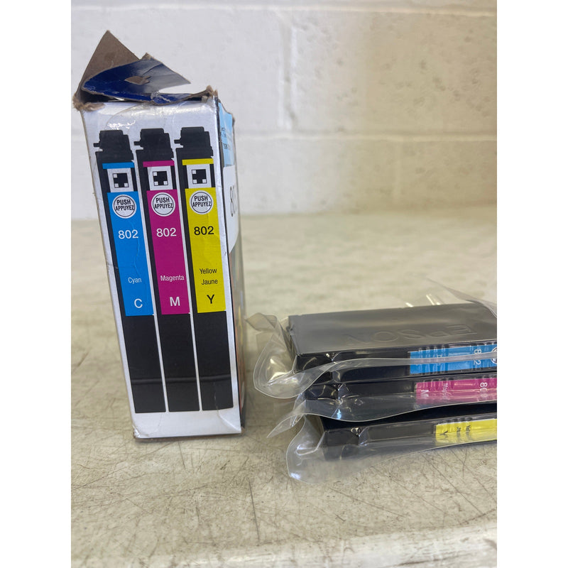 Epson - 802 Standard Capacity Ink Cartridges - Cyan/Magenta/Yellow SEALED