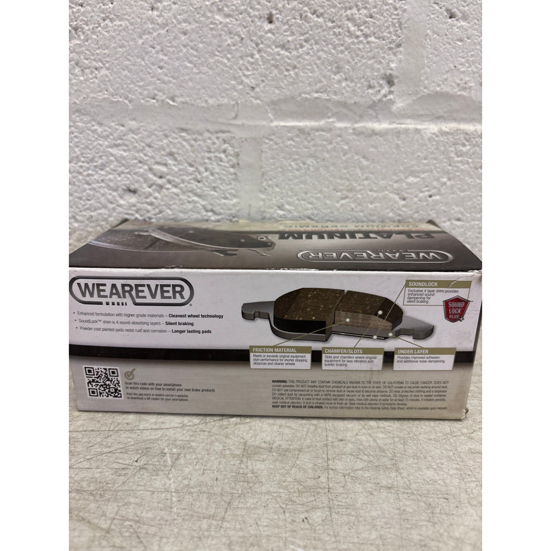 Carquest Professional Platinum Brake Pads, Hardware Ceramic Quiet Front, PXD699H