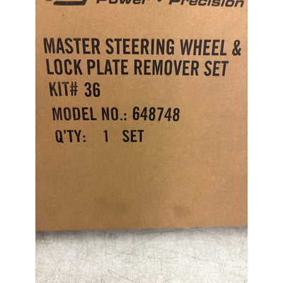 Powerbuilt Tools Master Steering Wheel & Lock Plate Removal Kit - 648748