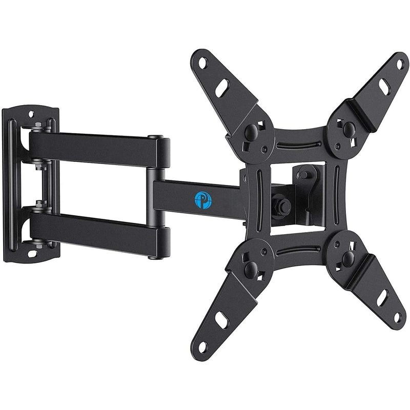 Full Motion TV Wall Mount For 13" To 42" TVs; Tilt, Swivel & Extend - Black
