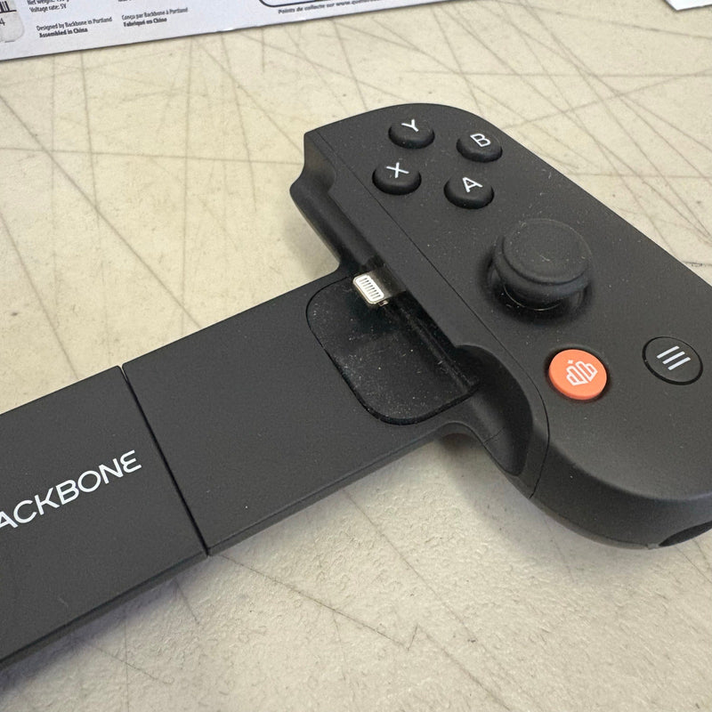Backbone One Lightning Mobile Gaming Controller for iPhone 5-14 Series, Black
