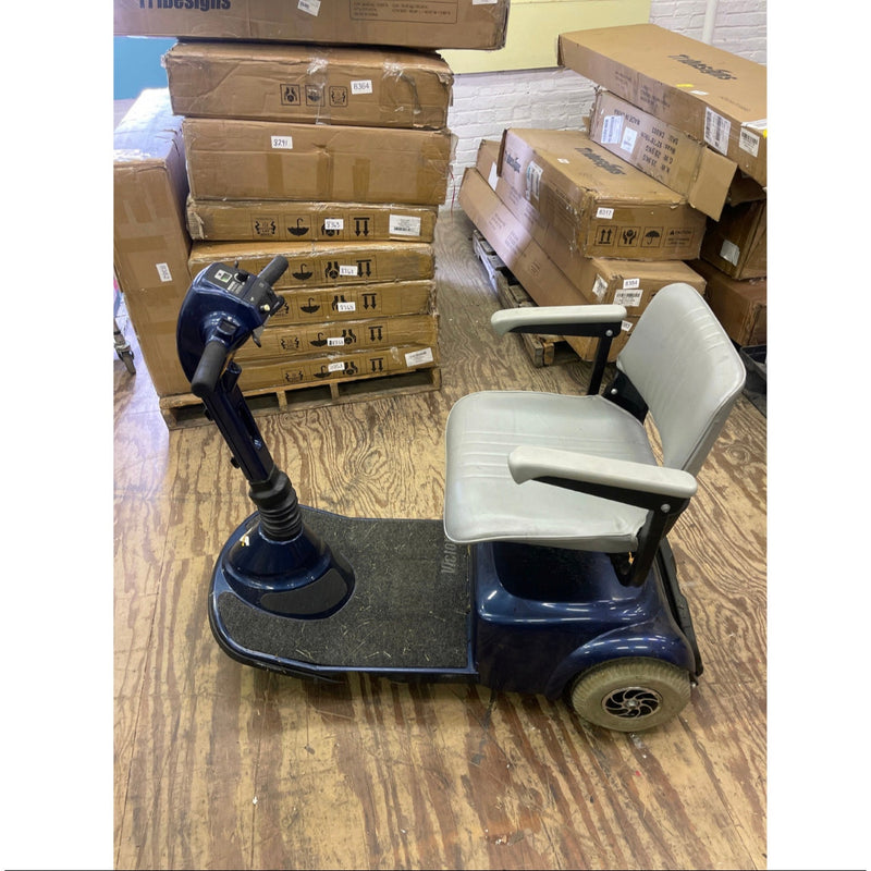 Pride Victory 3 Wheel Electric Scooter with Light & Horn - Blue - SEE DETAILS