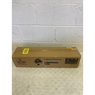 Fake Plant Artificial Croton 23.6'' Tall Colorful Leaves Faux Croton Palm Tree