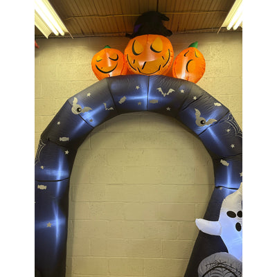 10' Halloween Inflatable Archway Outdoor Decorations, Halloween Arch Blow Up