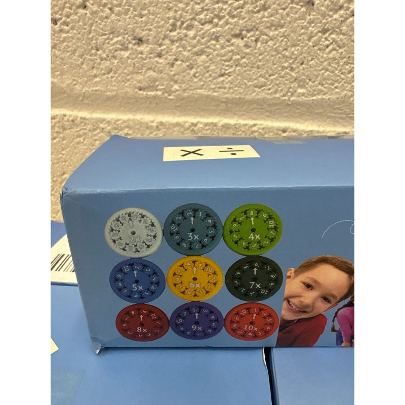 5-Sets Math Fidget Spinners Educational Toys Multiplication/ Division 9-pcs/ Set