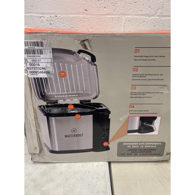 Masterbuilt XL Electric Fryer, Boiler, and Steamer, Cooking Appliances DENTED