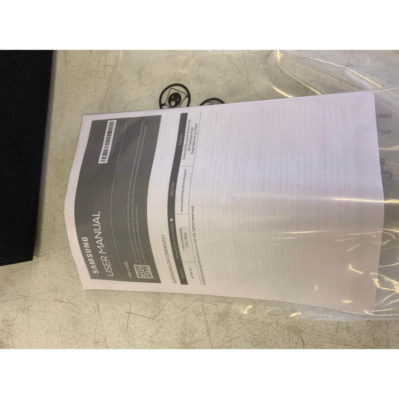 Samsung B-series 2.0ch. Soundbar, Built-in Woofer HW-C400 Black Missing Hardware