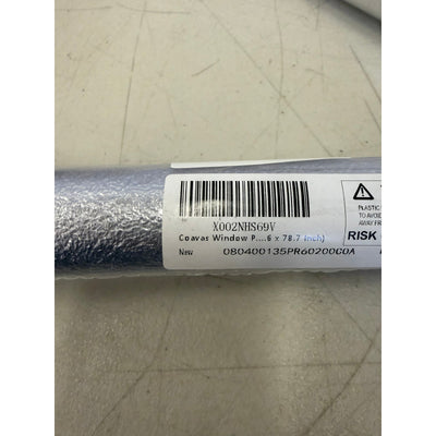 Coavas Privacy Window Static Cling Glass Film, Anti-UV, 23.6in x 78.7in - Silver